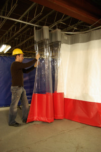 Industrial Curtains For Workspace Division