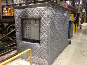 Sound Enclosure in Rail Way Yard Enclosing Noise Emitting Machinery