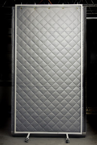 Single Acoustic Sound Screen, with 16 gage electronically galvanized frame.