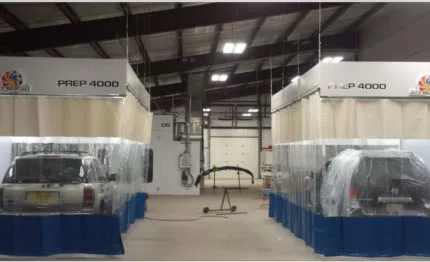 Portable Retractable Spray Booths