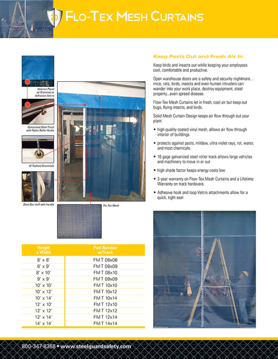 Industrial Screen Doors Dock Door Screens for Warehouses