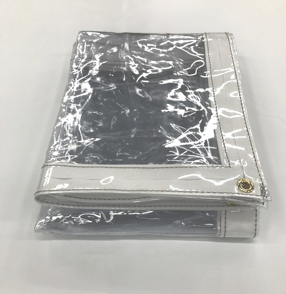 Clear Vinyl Tarps – 20 Mil Steel Guard Main Image ID2259