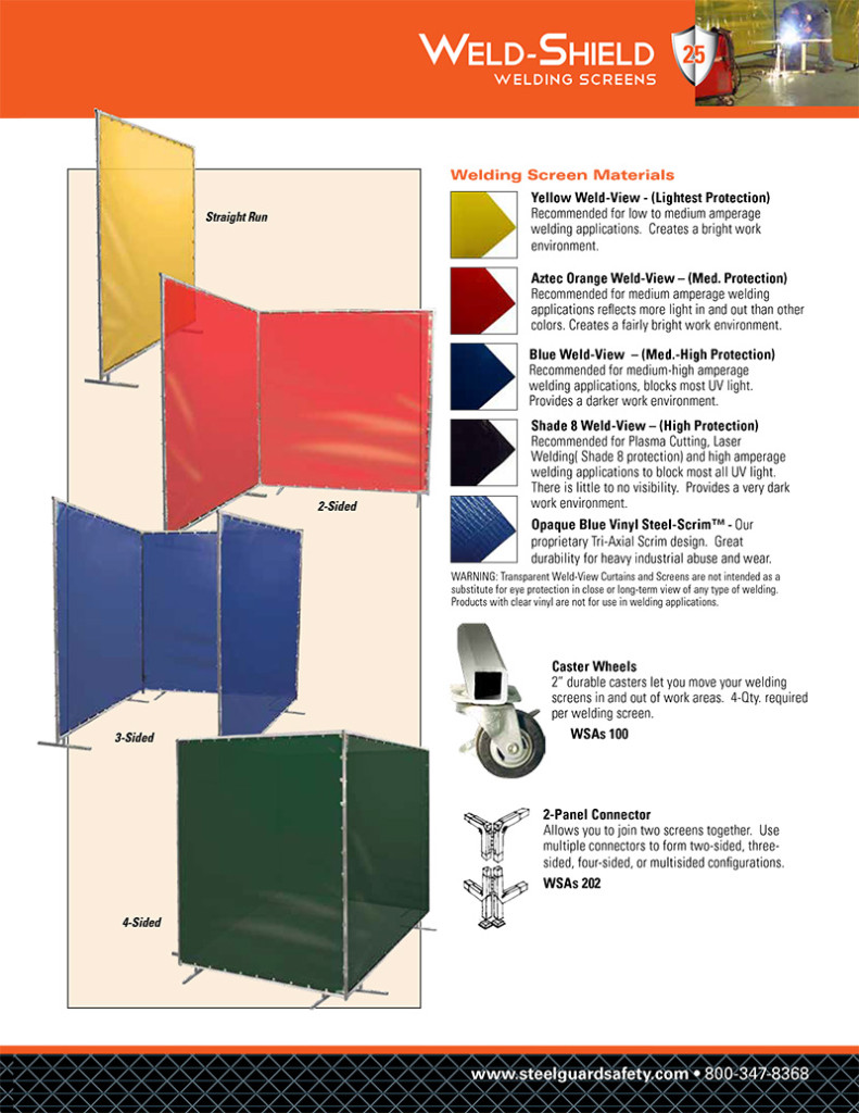 weldingscreens2 Steel Guard Safety