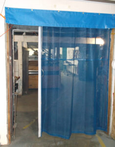Dock Door Curtain In Bay