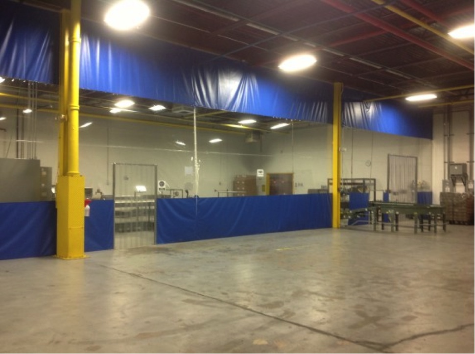 Warehouse Curtains Divide Facilities And Block Out Noise And Pollution.