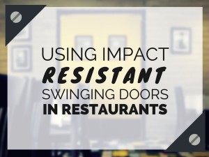 Impact resistant swinging doors