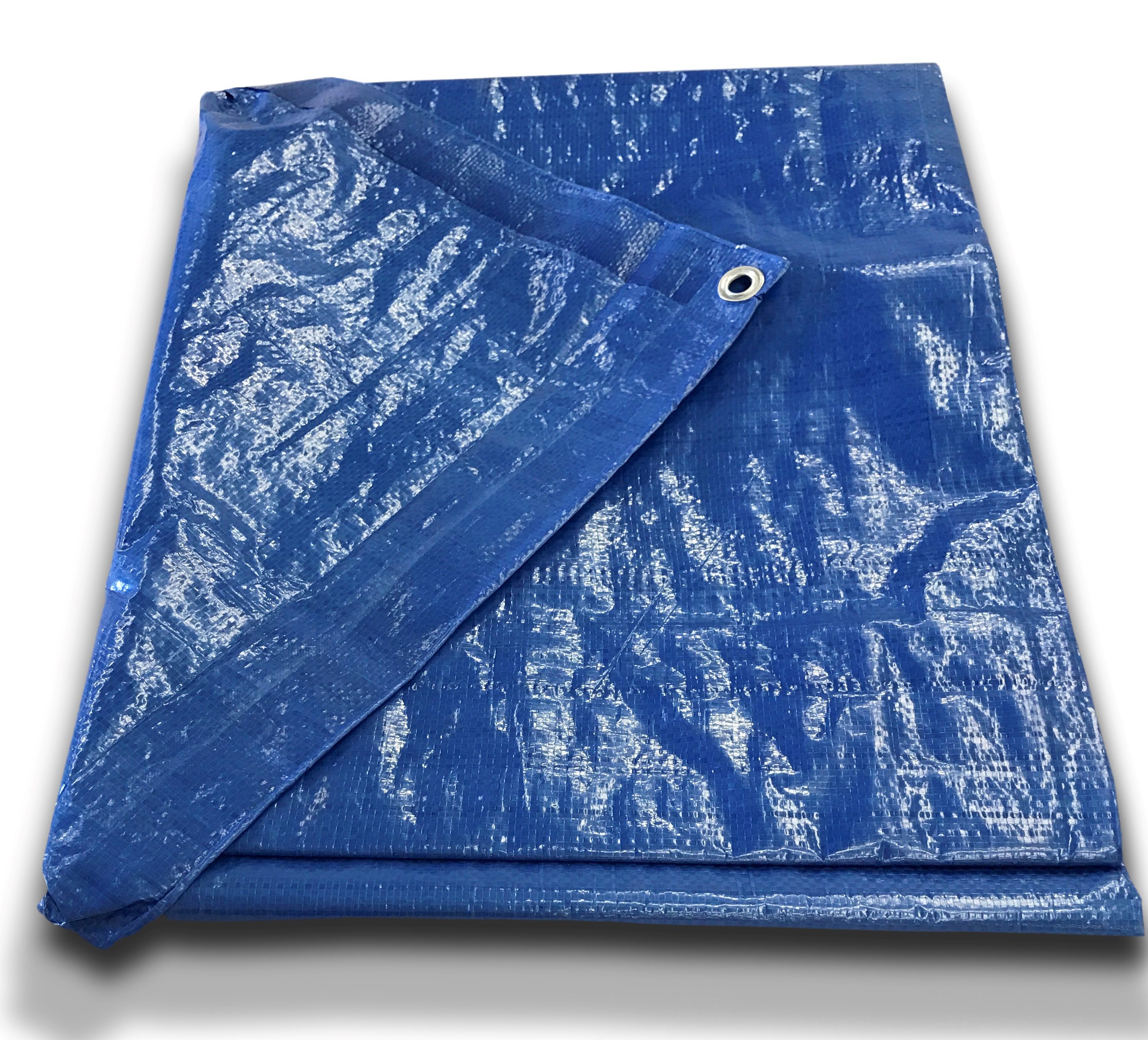 All Purpose Blue Poly Tarps 5 mil Steel Guard Main Image ID2337