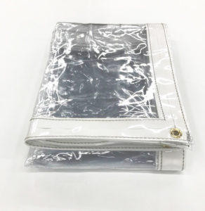 Clear Vinyl Tarps with NFPA-701 Flame Resistant Certifications