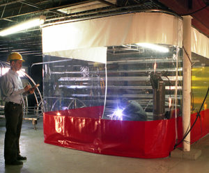 Industrial Curtains Vinyl Curtain Walls Dividers