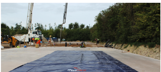 How To Use Concrete Blankets, Concrete Curing Blanket