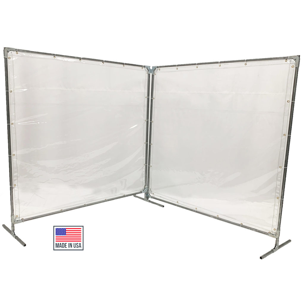 Steel Guard Safety Portable Clear Room Dividers