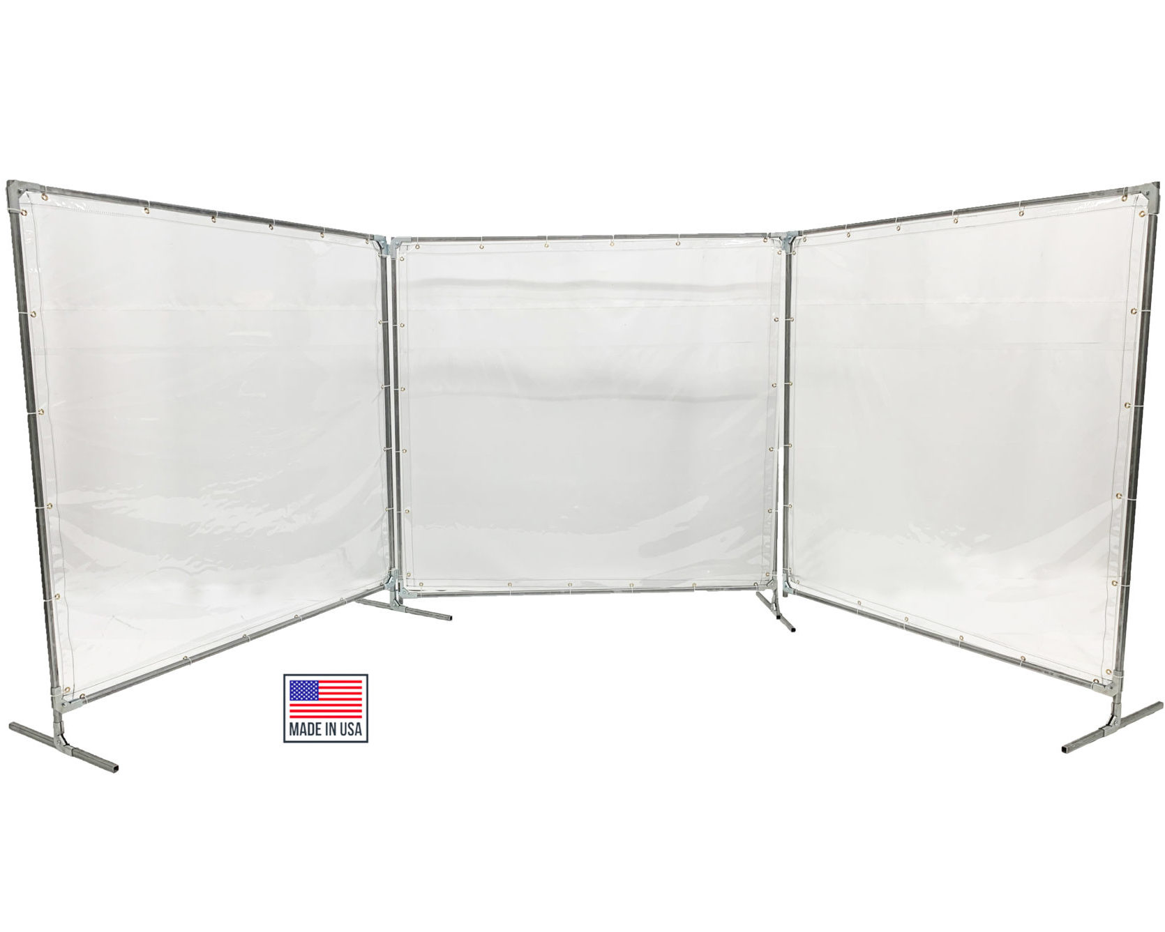 Clear Room Dividers Steel Guard Main Image ID4019