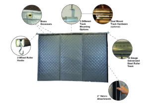 Sound Shield Acoustic Curtain Details