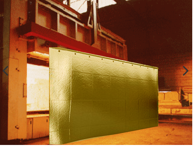 Steel Guard Safety HT-1000 - Fiberglass Acrylic Coated Curtain