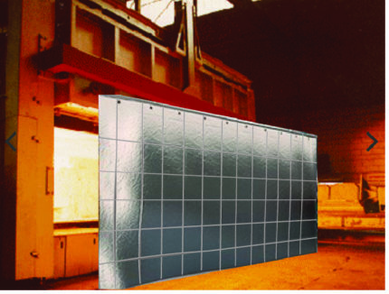 HT-5000 Heat Divider Thermal Curtain Steel Guard Main Image ID4357