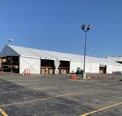 Temporary Warehousing Steel Guard Main Image ID4590