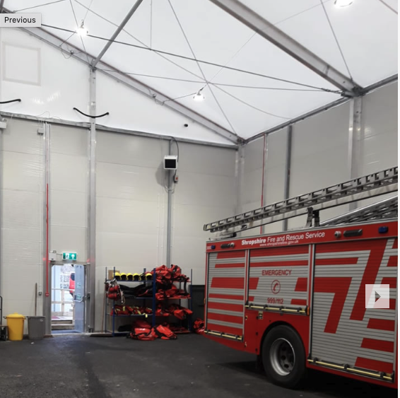 Temporary Fire Station Steel Guard Main Image ID4606