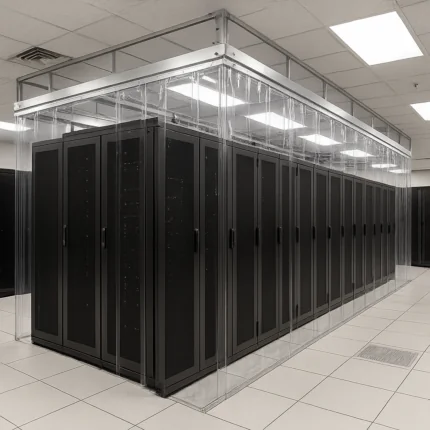 Data Center Cold Aisle Containment Curtains Steel Guard Main Image ID5190
