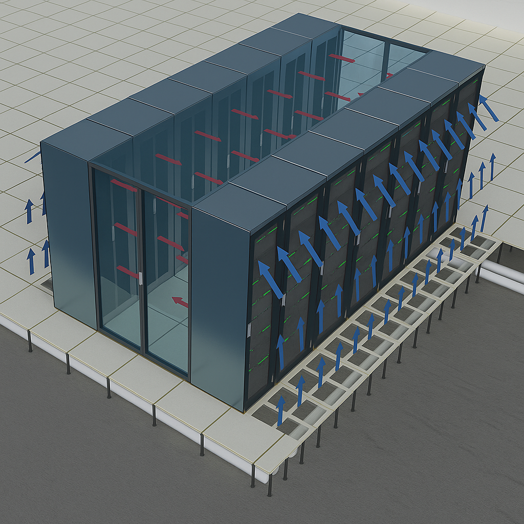 Steel Guard Safety Data Center Hot Aisle Containment Curtains