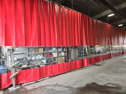 Wash Bay Curtains | Car Wash Curtains Steel Guard Main Image ID5199