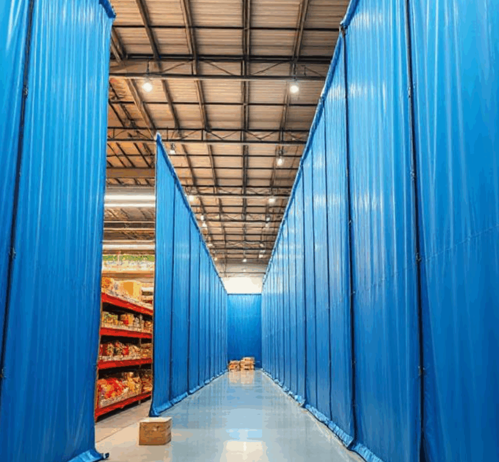Food Storage Curtains Separation