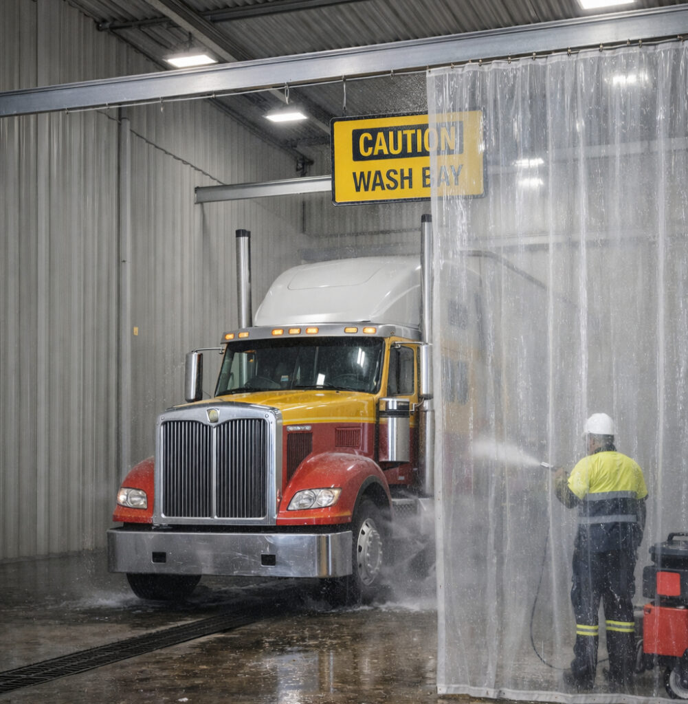 Steel Guard Safety Heavy Equipment Wash Bay Enclosures
