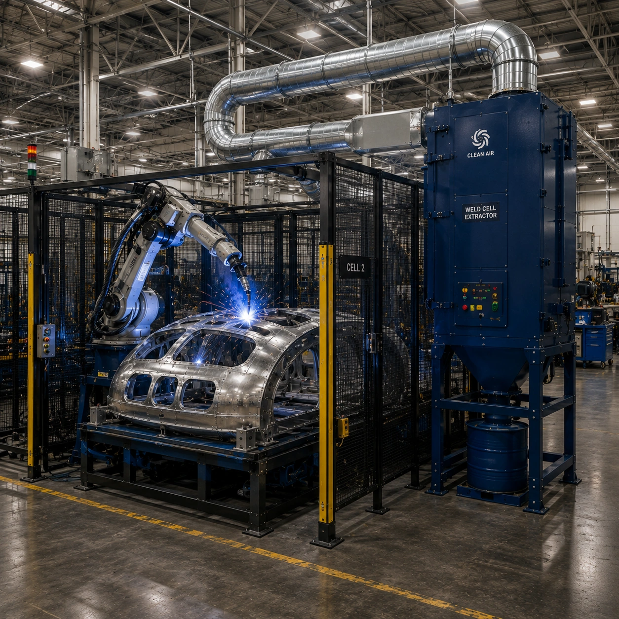 Welding Fume Collectors Steel Guard Main Image ID5544