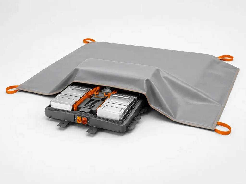 Steel Guard Safety Lithium Battery Fire Blankets