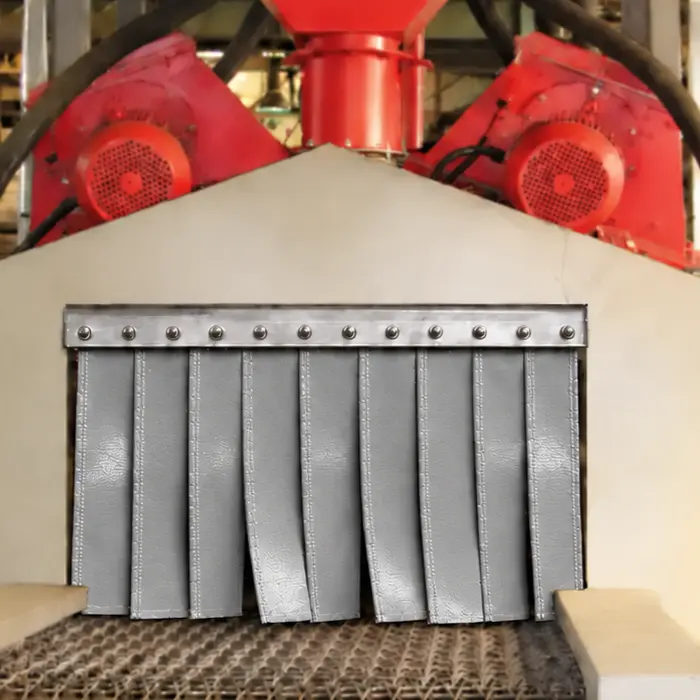 Steel Guard Safety HTS-3000 PTFE Non-Stick Strip Curtains for Ovens