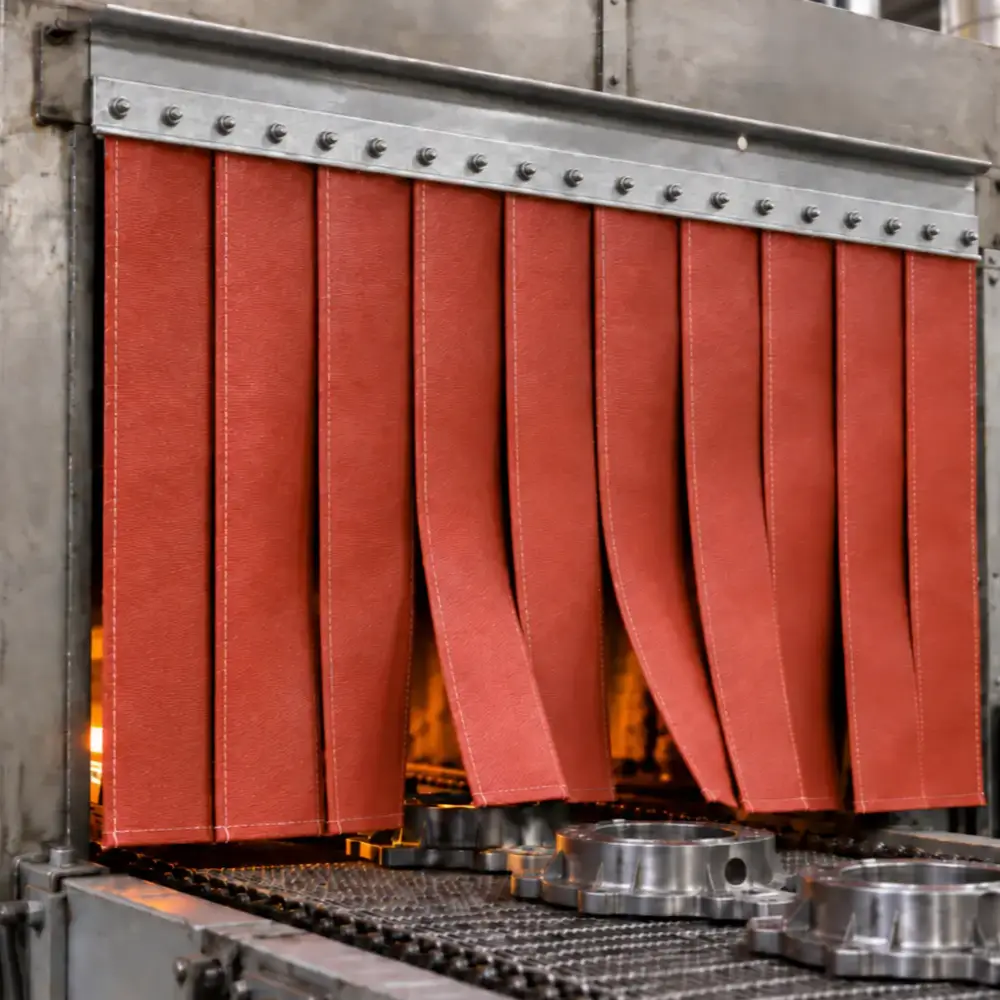 Steel Guard Safety HTS-1000 Silicone Coated Fiberglass Strip Curtains